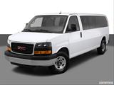 2014 GMC Savana 1500 Passenger Front angle view photo
